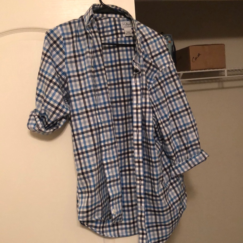 LL Bean wrinkle free button down